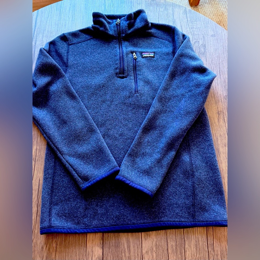 Boys Patagonia navy Better Sweater